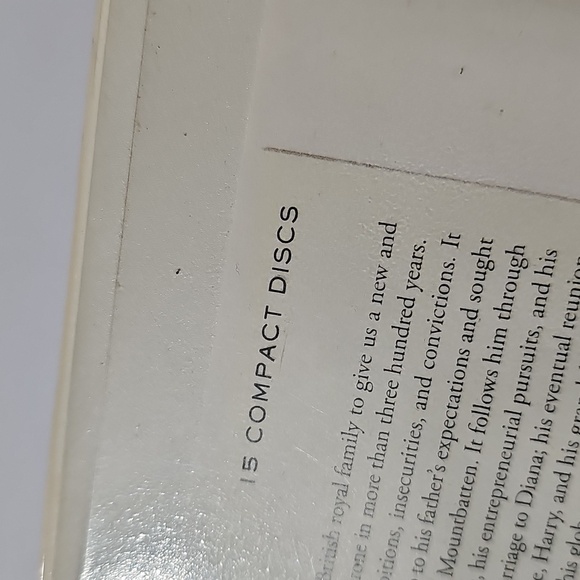 Prince Charles Audiobook 15 CDs - Picture 5 of 6